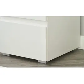 Smart Hochkommode BEN 40 x 131 x 45 cm Weiß