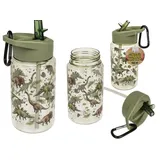 Out of the Blue Trinkflasche Dinosaurier Blau 0,45 l