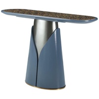 JVmoebel Konsolentisch Sideboard Seiten Wand Tisch Luxus Konsolen Wohnzimmer Tische Luxus blau