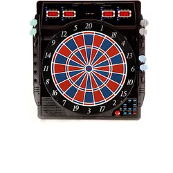 Karella Elektronische Dartscheibe - Dartautomat "CB 50" inkl. 12 Softdarts,schwarz,