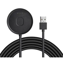 Akyga AK-SW-57 USB Ladekabel Kompatibel mit Ticwatch S2 / E2 1m schwarz Ladegerät