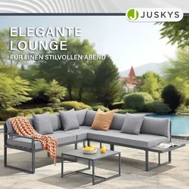 Juskys St. Tropez Lounge-Set Dunkelgrau