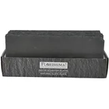 Klocke Dekorationsbedarf Premium Natur-Schieferplatten 6er Set – Edle Servierplatten & Tisch-Deko aus echtem Schiefer-Gestein - Anthrazit-Grau mit natürlicher Bruchkant-Optik (Grau - 30 cm x 12 cm)
