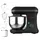 Cecotec Cecomixer Merengue 5L 1200 Schwarz