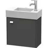 Duravit Waschtischunterschrank wandhängend 48,4 × 44,2 × 23,9 cm, in Graphit Matt