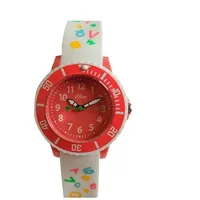 S.Oliver Unisex KinderArmbanduhr Analog Quarz Silikon SO-3771-PQ