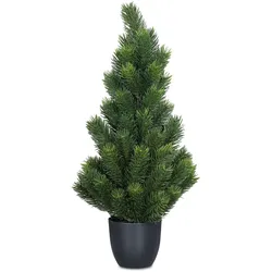 Kunstpflanze Tannenbaum 50 cm Kunststoff Grün M (Medium)