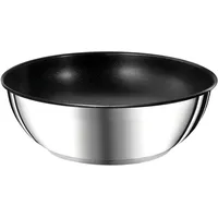 Tefal Ingenio Preference Wok-Pfanne, 26 Cm, Stapelbar, Edelstahl, Sichere Antiha