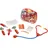 Theo Klein 4266 Arztköfferchen mit Zubehör I Stethoskop, Spritze u.v.m. I Koffer mit transparentem Deckel I Maße: 21,5 cm x 9 cm x 20 cm I Spielzeug für Kinder ab 3 Jahren