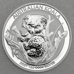 Silbermünze 1oz Koala 2021 (Australien)