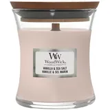 Woodwick Vanilla & Sea Salt Duftkerze mit Holzdocht 85 g