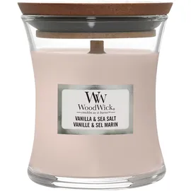 Woodwick Vanilla & Sea Salt Duftkerze mit Holzdocht 85 g