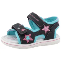 Tom Tailor Sandale, Sommerschuh, Klettschuh, Freizeitschuh mit Kontrastbesätzen, Gr.