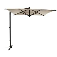 FIM Ampelschirm Rio 260x260 cm Olefim Cream inkl. Plattenständer