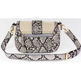 Valentino Gigante Umhängetasche Kunstleder Beige/Mehrfarbig