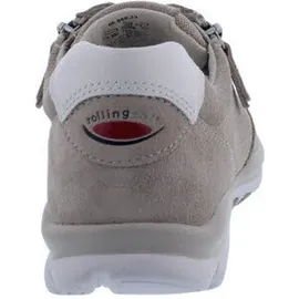 Gabor rollingsoft oasi Damen Sneaker, Frauen Halbschuhe,schnürschuhe,schnürer,straßenschuhe,Strassenschuhe,Sportschuhe,oasi/Weiss,39 EU / 6 UK