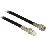 DeLock 12451 10 m SMA FME Schwarz