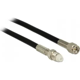 DeLock 12451 10 m SMA FME Schwarz