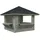 Palmako Bianca Verkaufsstand 3 x 3 m Grau