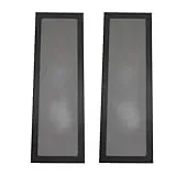 Socobeta 120 X 360 Mm PC-Lüfter-Staubfilter, PVC-Computer-Lüfterfiltergitter mit Ultrafeinen Löchern für PC-Gehäuse-Netzteil-Lüfterlüftung (Schwarz)