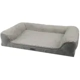 Nobby Hundesofa Calbu 120 x 80 cm grau
