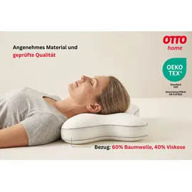 OTTO home Nackenkissen Schmetterling 54 x 44 cm Weiß