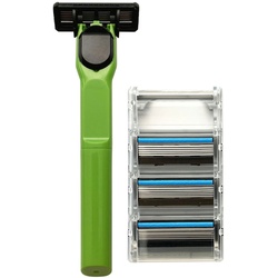 SHAVEMEBABY Set: Designgriff mit 4 Klingen Rasur   