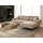GRAINGOLD Ecksofa Leto Beige Rechts