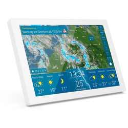 WetterOnline WLAN-Wetter Display Home 3 mit Premium-Wetterdaten und Zusatzfunktionen - Weiß - weiß