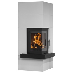 Oranier | Heizkamin | Club (W+) II | 7 kW | Sims Beton Schiefer