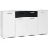 freiraum Jacklin II 160 x 85 x 35 cm Weiß/Schwarz