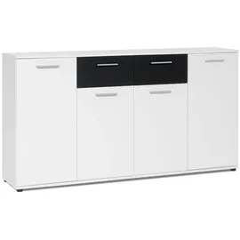 freiraum Jacklin II 160 x 85 x 35 cm Weiß/Schwarz