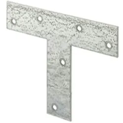 Flachverbinder, T- Form, verzinkt, 140x110x30, 2mm dick, 6 Löcher