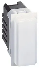 Bticino K4381 LivingNow 1-modulige LED-Sicherheitsleuchte, Schaltet bei Stromausfall ein