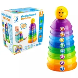 Babyspielzeug Bunte Stapelbecher