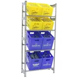 Simonrack Getränkekistenregal Simonbottle 8425437087844 grau 80,0 x 30,0 x 200,0 cm