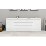 borchardt Möbel Sideboard, Breite 200 cm weiß