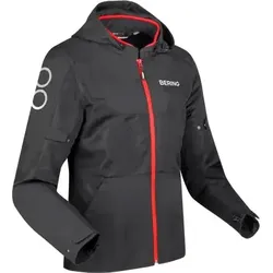Bering Profil, Textiljacke - Schwarz/Rot - 4XL