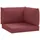 vidaXL Palettenkissen 3-tlg. 60 x 40 x 20 cm melange rot