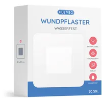 Flexeo Wundpflaster 10 x 10 cm transparent 20 St.