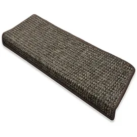 Karat Stufenmatte Carlton Treppenmatte Braun 23,5 x 65 cm Rechteckig