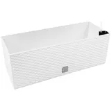 Prosperplast Rechteckiger Gärtner 52 x 20 x 19 cm Weiß
