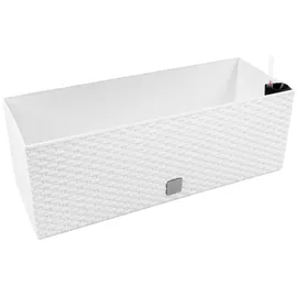 Prosperplast Rechteckiger Gärtner 52 x 20 x 19 cm Weiß