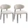 Homcom Esszimmerstuhl Polyester beige 2er Set