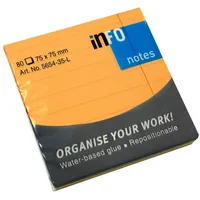 Info Haftnotizen 5654-35-L orange, 1 Block