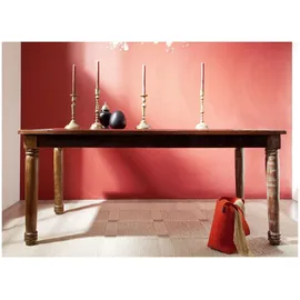Massivmoebel24 FABLE 140 x 80 x 76 cm mehrfarbig