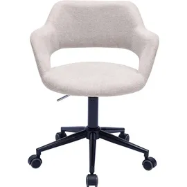 miliboo Jessy Design-Stoff Beige