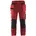 Handwerkerhose 1555 D24 rot/schwarz