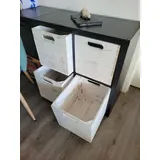 Kistenkolli Altes Land Regalkiste 4er Set 40 x 30 x 20 cm Weiß