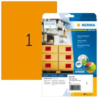 Herma 5149 Farbige Etiketten neon orange, 640 Blatt, 210
